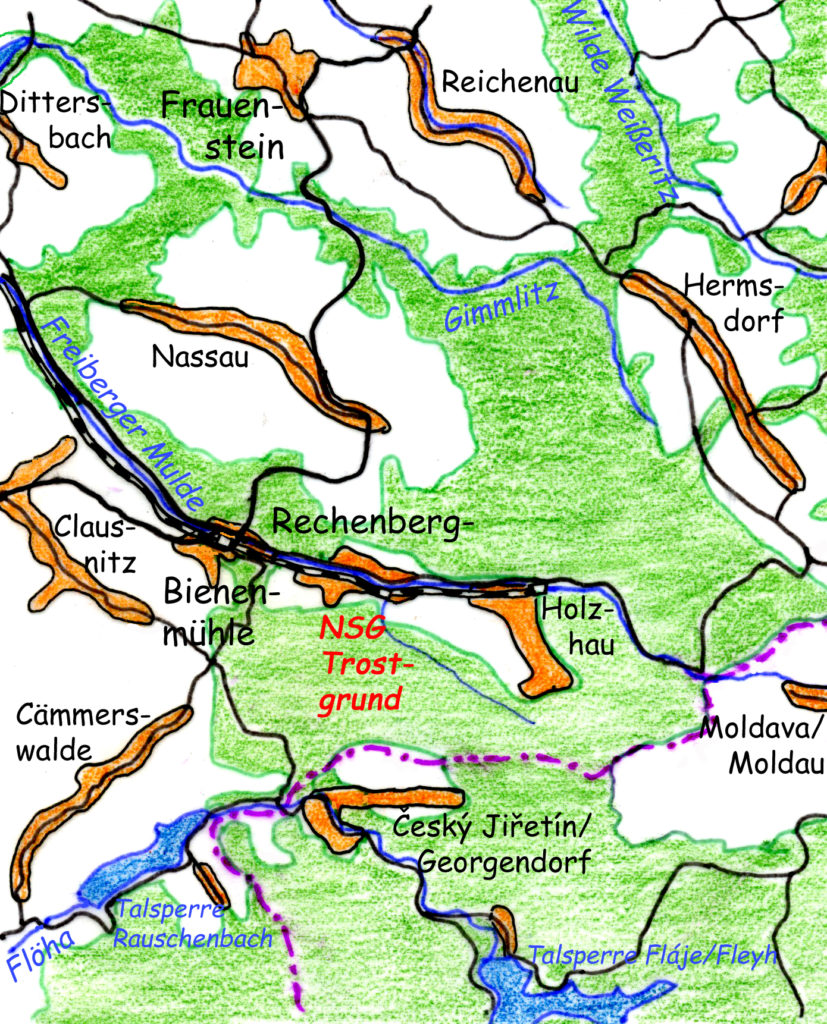 Ü-Karte-Trostgrund - Natur im Osterzgebirge