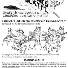 Grünes Blätt’l 07/2019