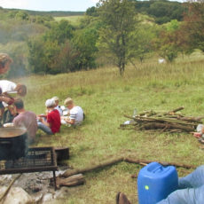 wie immer der schönste Naturschutzeinsatz des Jahres: mit tschechischen Freunden am Lipská hora