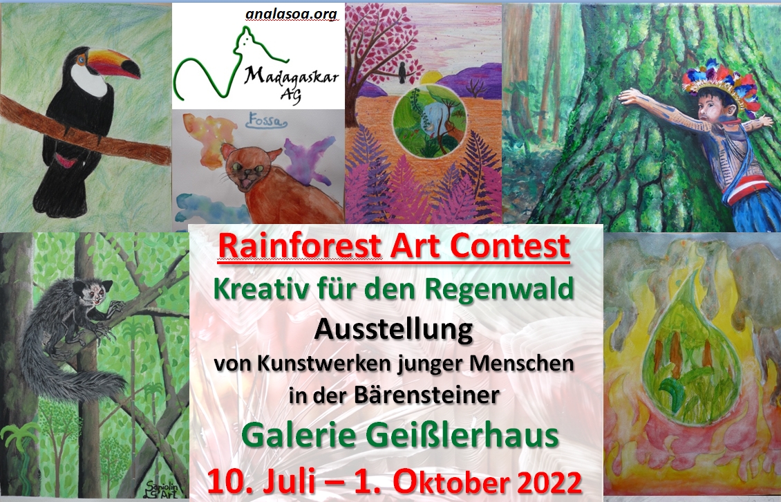 Vorankündigung Regenwaldausstellung Bärenstein