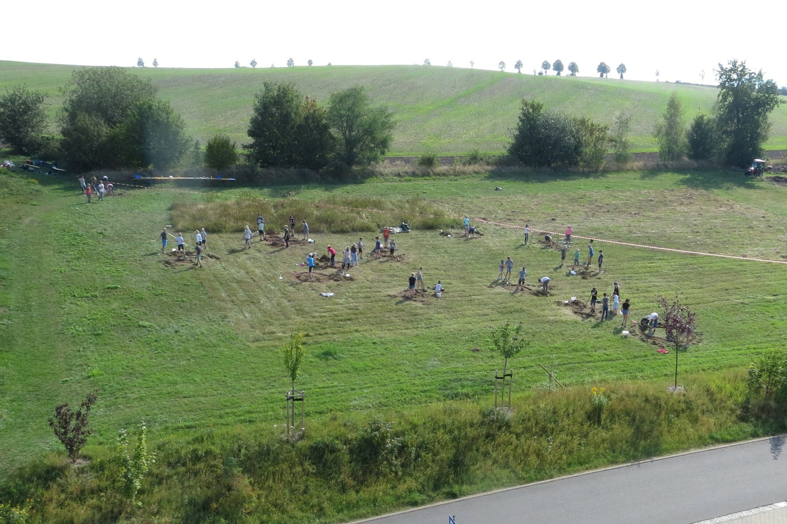 Alle Jahre wieder… – Pflege einer artenreichen Wiese im Heidepark durch Schüler des Glückauf-Gymnasiums Dippoldiswalde