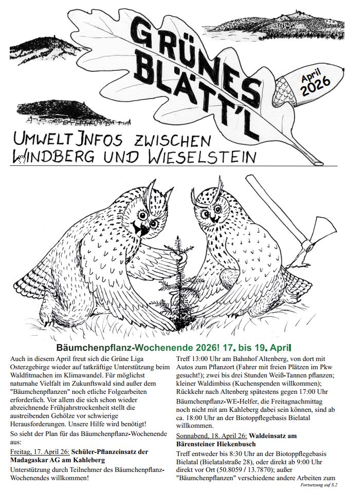 Grünes Blätt’l 04/2026 Grünes Blätt’l 04/2026