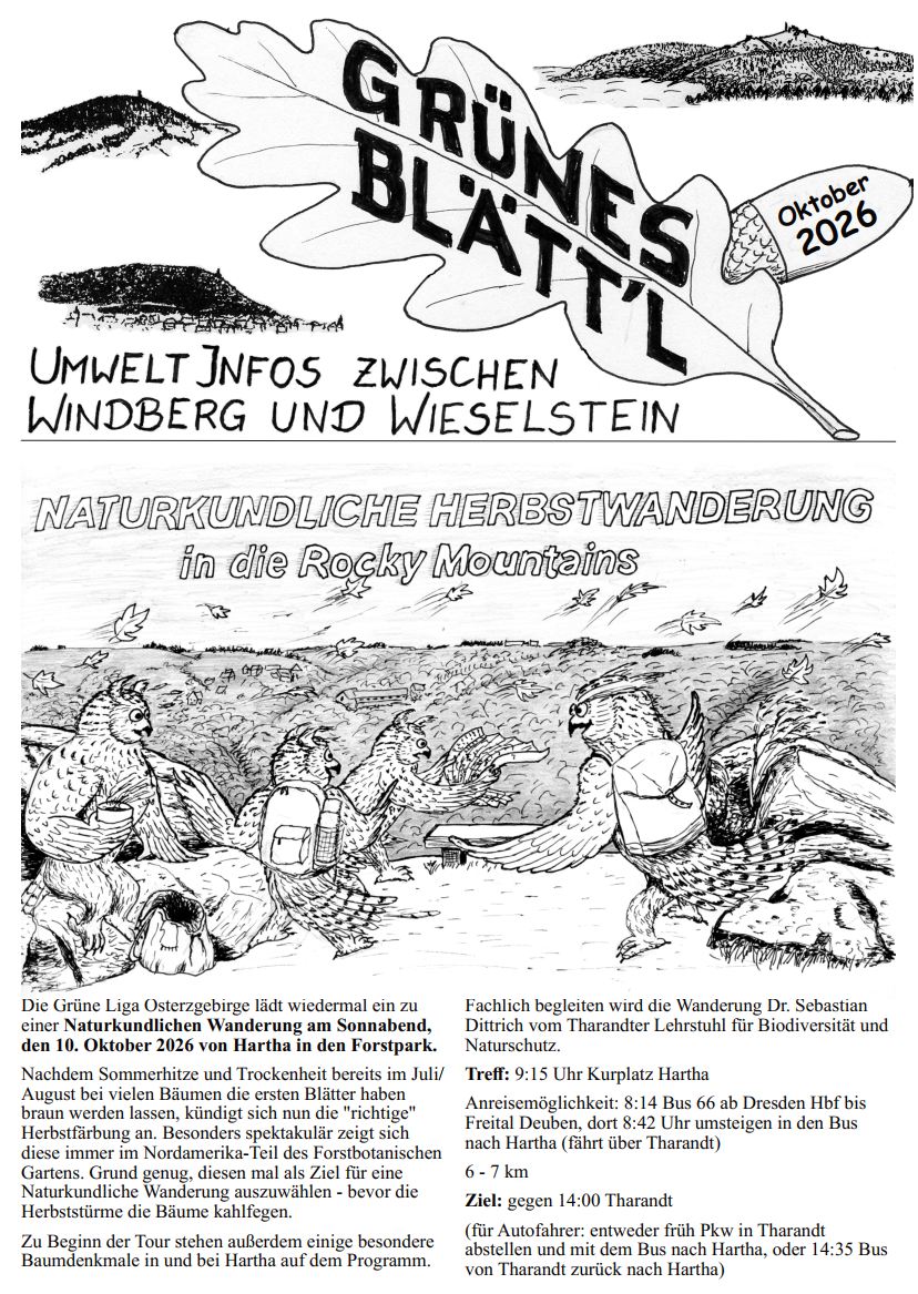 Grünes Blätt’l 10/2026 Grünes Blätt’l 10/2026